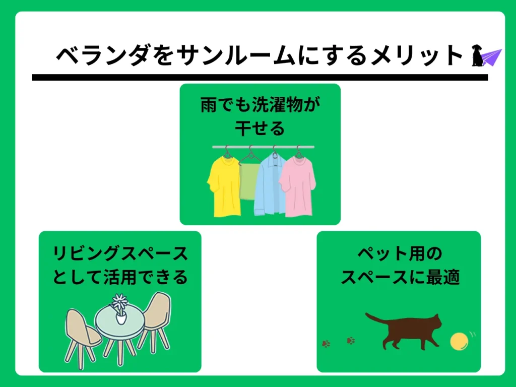 ベランダ を サン ルーム に _1