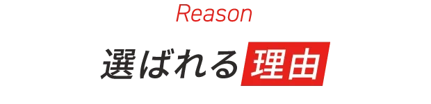 Reason STSデジタルが選ばれる理由