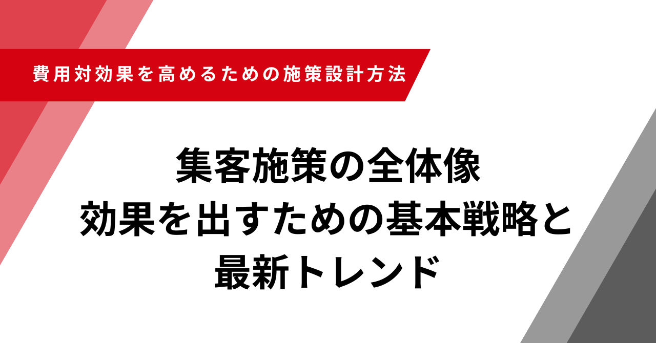 集客　施策