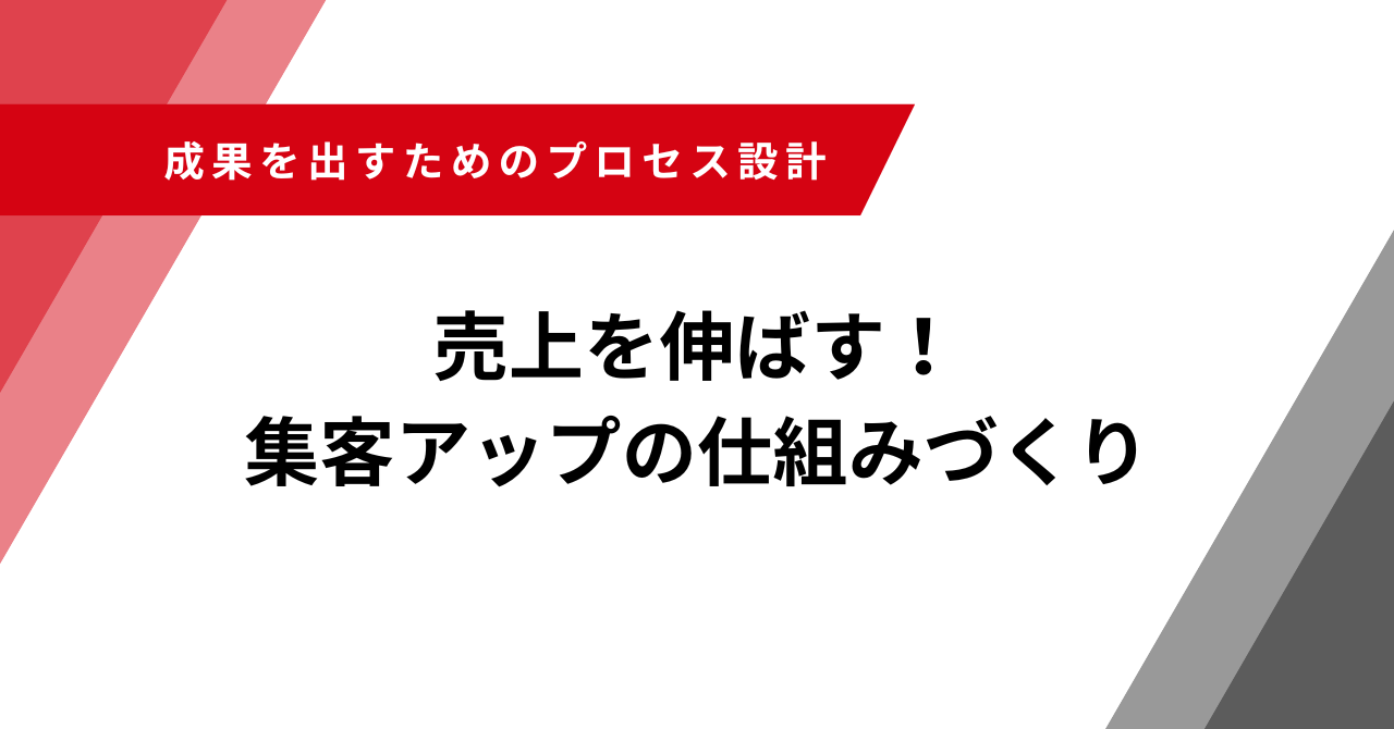 集客アップ