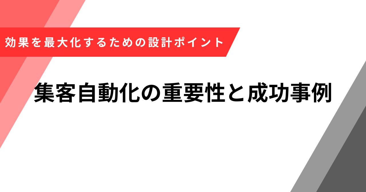 集客　自動化