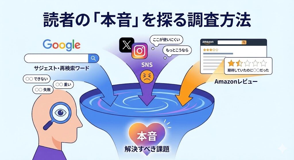 読者の「本音」を探る調査方法