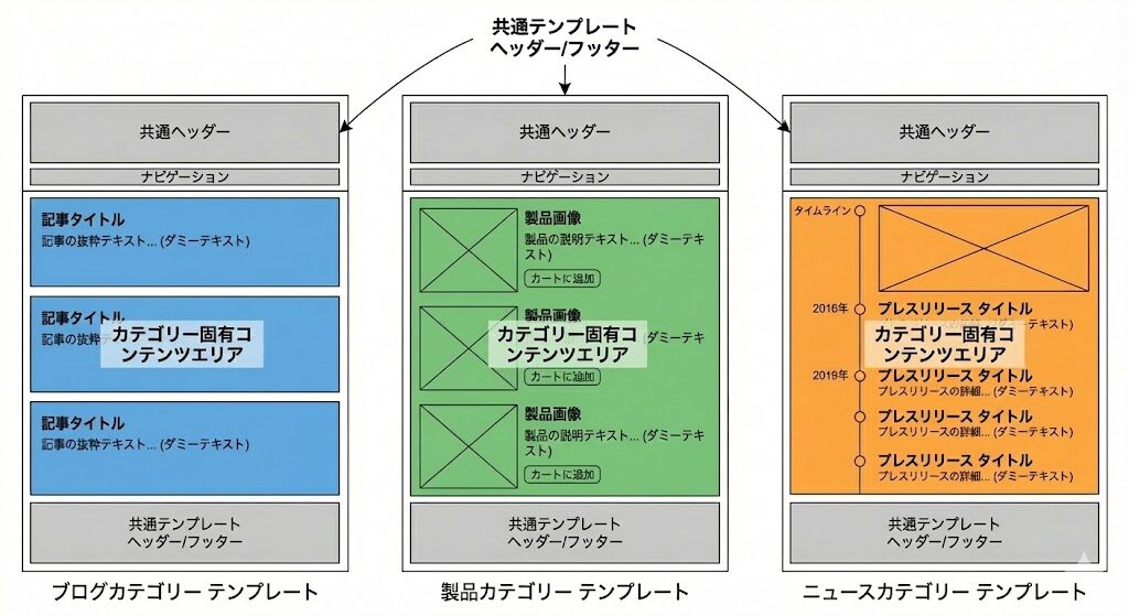 共通テンプレート